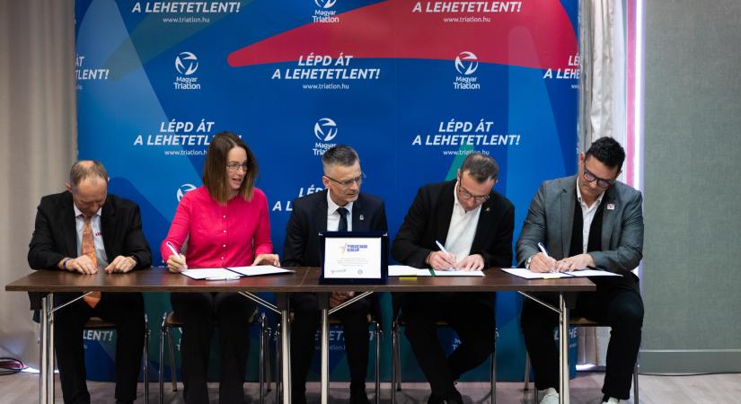 Nagyatád ad otthont a horvát, a szerb és a szlovén hosszútávú triatlon bajnokságnak
