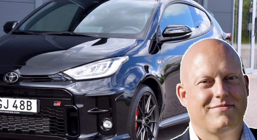 Toyotával jár a svéd „sportautógyáros”!