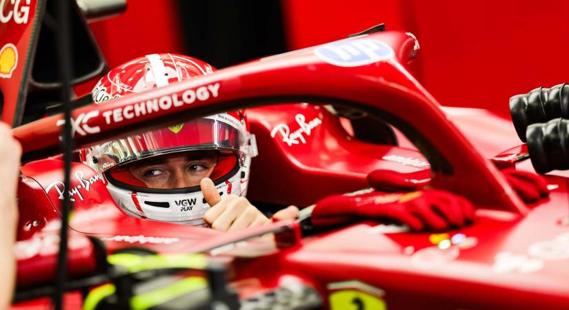 Leclerc most bizakodó, ígéretes a Ferrari javulása