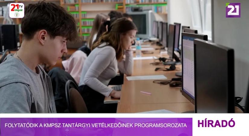 Folytatódik a KMPSZ tantárgyi vetélkedőinek programsorozata (videó)