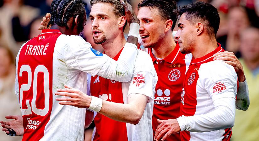 Eredivisie: újabb lépést tett az Ajax a bajnoki cím felé – KÖRKÉP