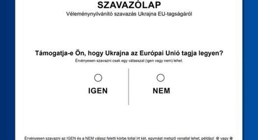 Hétfőn indul a véleménynyilvánító szavazólapok kézbesítése