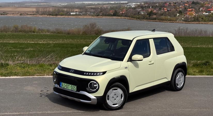 Már itthon a Hyundai mini villanyautója! Kipróbáltuk!