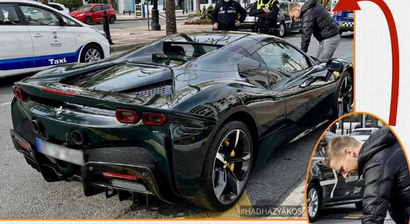 250 milliós Ferrarival fotózták le Orbán Viktor vejét Marbellában