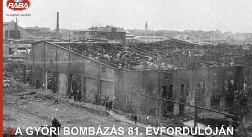 Emlékezés a Rába bombázására