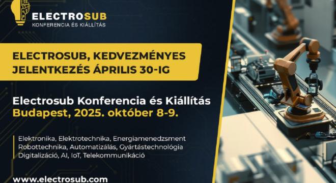 Electrosub 2025 – csatlakozzon kiállítóként!