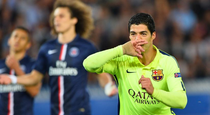 Tíz éve, hogy Luis Suárez kétszer is bolondot csinált a PSG védőjéből