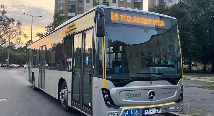Terelőútvonalon közlekednek a 14-es és a 14Y-os autóbuszok Debrecenben