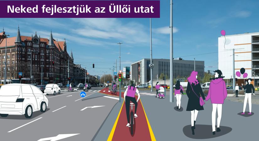 Társadalmi egyeztetést indított a BKK az Üllői út megújításáról