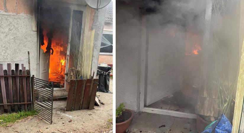 Lángoló lakásból mentett ki egy idős nőt a hős rendőr
