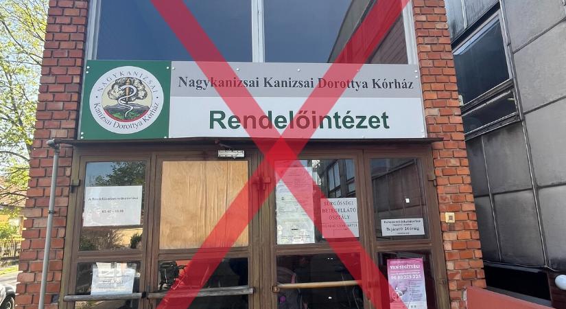 Lakossági tájékoztatás - javítási munkálatokat végeznek a Nagykanizsai Kanizsai Dorottya Kórház rendelőintézetének bejáratánál