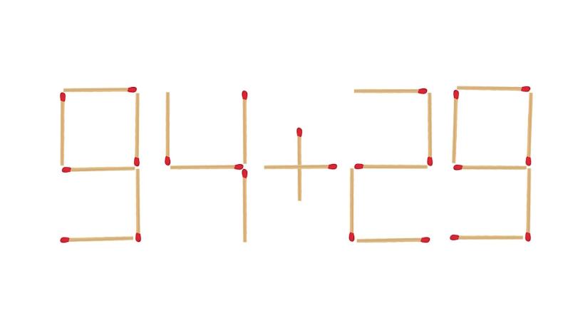 Heti gyufás rejtvény: vegyen el 3 gyufaszálat, hogy igazzá váljon az egyenlet! 20 másodperce van!