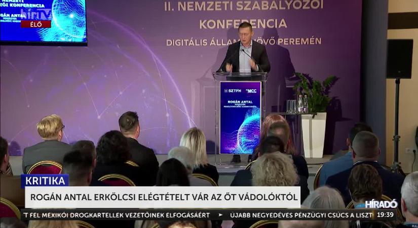 Rogán Antal erkölcsi elégtételt vár az őt vádolóktól  videó