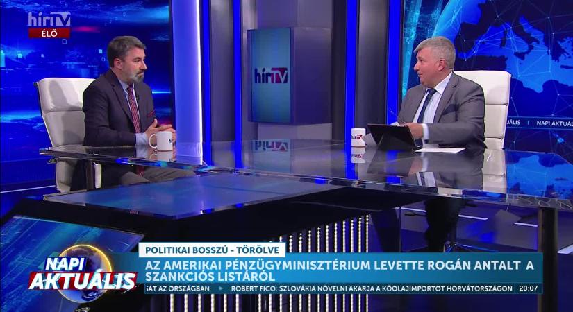Napi aktuális - Hidvéghi Balázs: Az USA levette Rogán Antalt a szankciós listáról  videó
