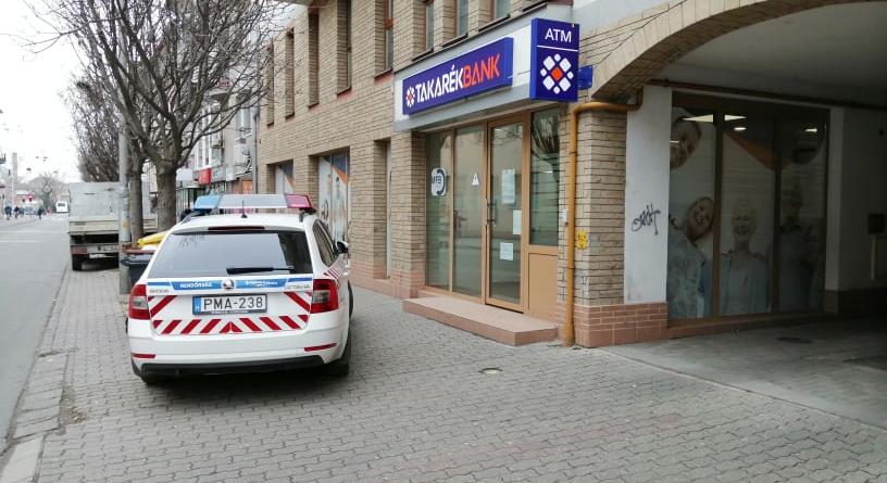 Bankrablás történhetett Szegeden