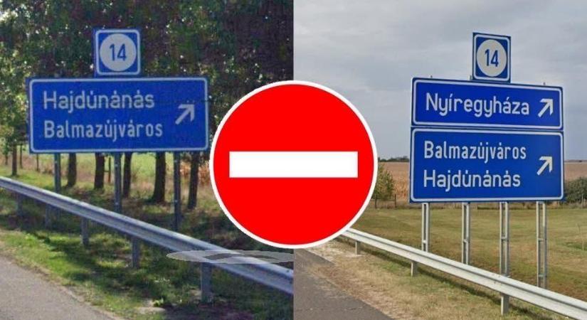 Egyelőre zárva marad a balmazújvárosi csomópont
