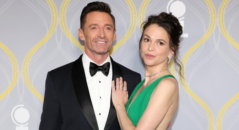 Hugh Jackman új barátnője csak úgy ragyog a szerelemtől – Sutton Foster a vörös szőnyegen vonult