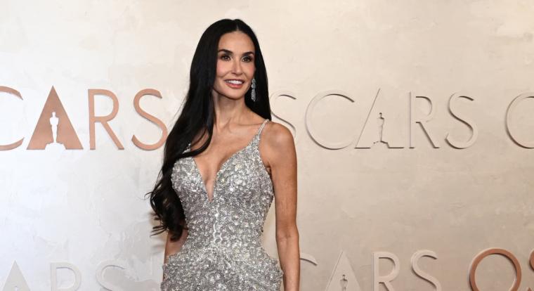 Demi Moore nem volt csalódott, amiért nem ő nyerte az Oscar-szobrot, sőt