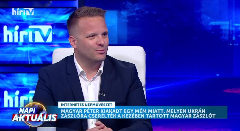 Napi aktuális - Bohár Dániel: Hiába fenyeget perrel, nem fogom leszedni Magyar Péter ukrán zászlós képét  videó