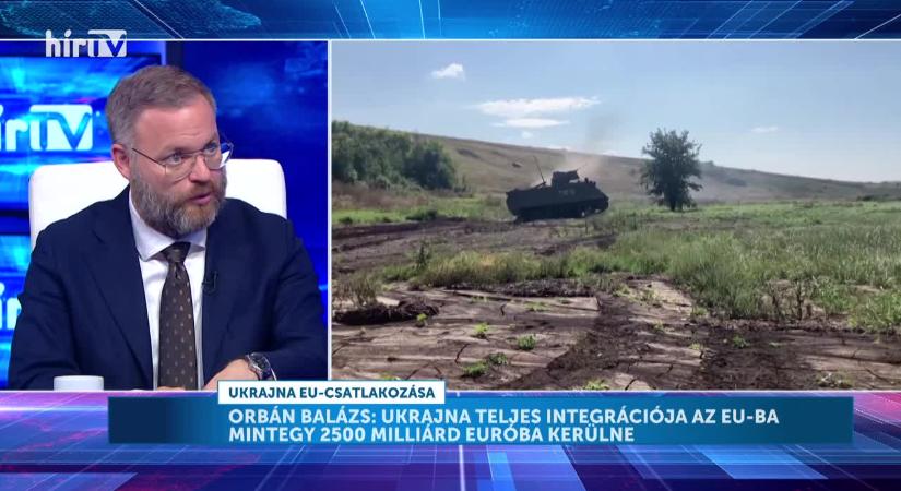 Orbán Balázs: Ukrajna teljes integrációja az EU-ba mintegy 2500 milliárd euróba kerülne  videó