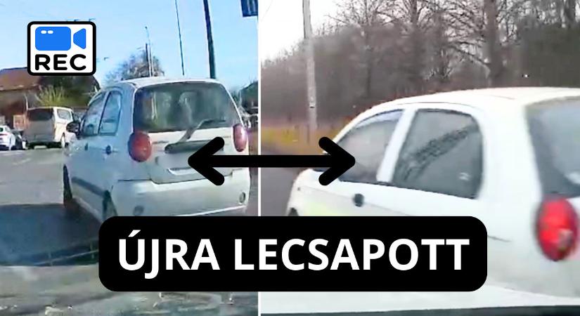 Ismét felvételt kaptunk a fehér Chevroletről. Újabb produkcióval rukkolt elő