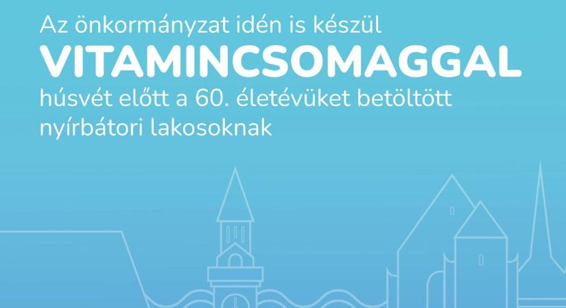 Nyírbátor önkormányzata idén is vitamincsomaggal támogatja az időseket