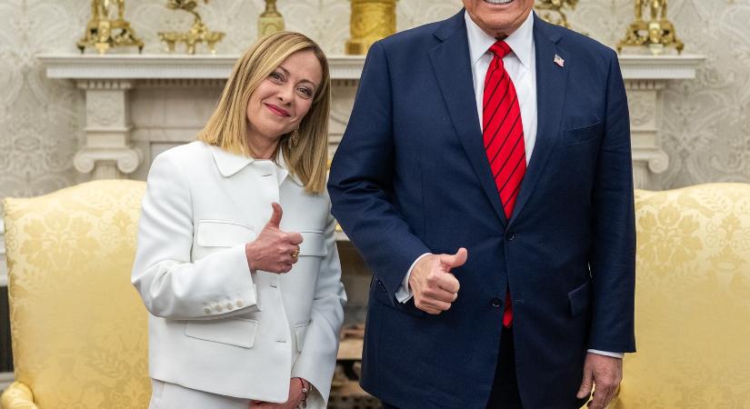 Giorgia Meloni meglátogatta Trumpot a Fehér Házban