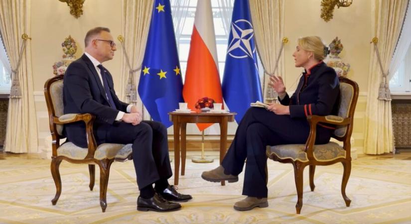 Andrzej Duda: Trump a legjobb lehetőség az ukrajnai háború befejezésére