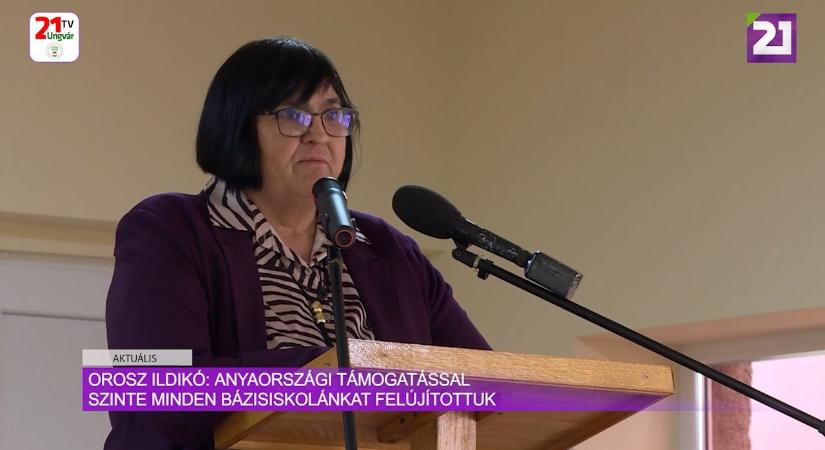 Aktuális(2025.04.18) Orosz Ildikó: anyaországi támogatással szinte minden bázisiskolánkat felújítottuk (videó)