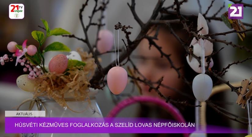 Aktuális (2025.04.18) Húsvéti kézműves foglalkozás a Szelíd Lovas Népfőiskolán (videó)