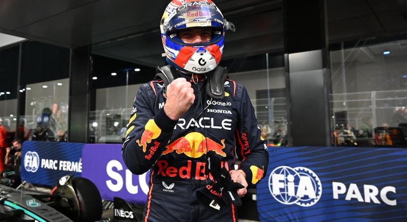 Verstappen csak egy hajszállal húzta be a szaúdi pole-t