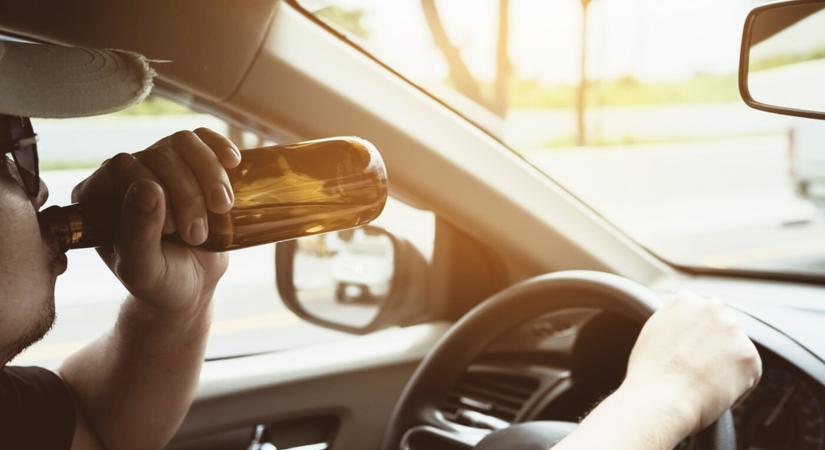 Alig látott a piától, 3 ezrelékkel a vérében vezetett a részeg sofőr