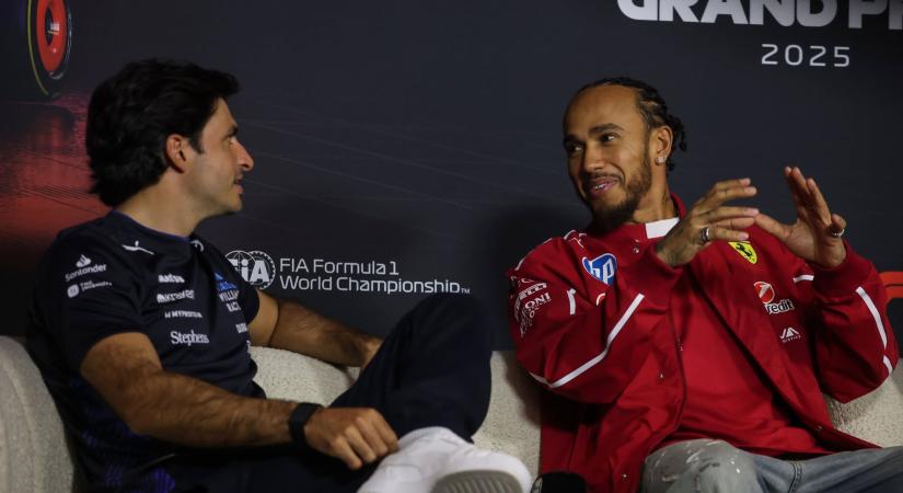 Újabb összecsapás Hamilton és Sainz között? A Williams nem örülne