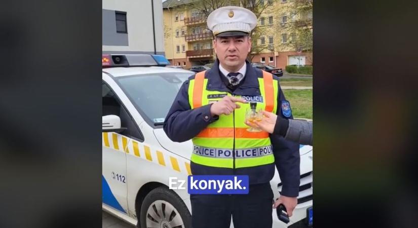 Ez konyak, ez a jogsid, volt... – volt ideje tréfálkozni a rendőröknek