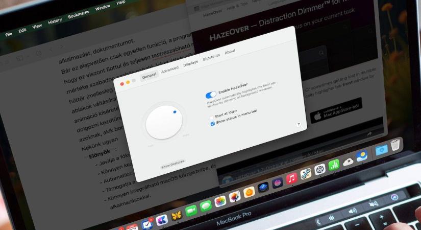 HazeOver használata: mondjunk búcsút a zűrzavarnak a képernyőn