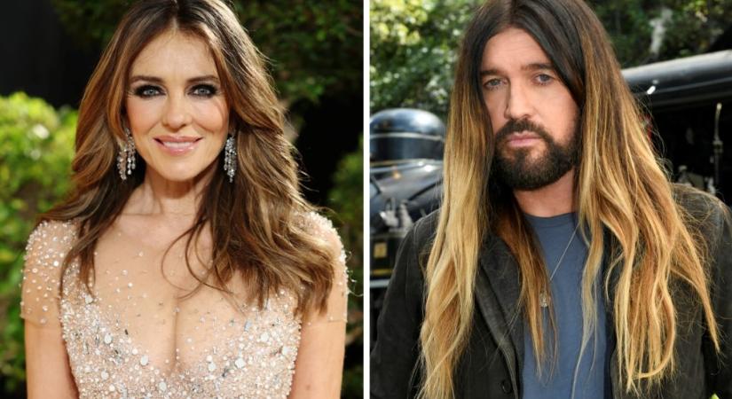 Elizabeth Hurley puszilkodós fotót posztolt Billy Ray Cyrusszal