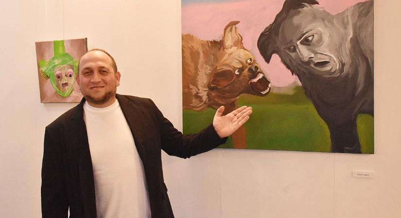 Egy balul sikerült bűncselekmény adott ihletett a festőművésznek