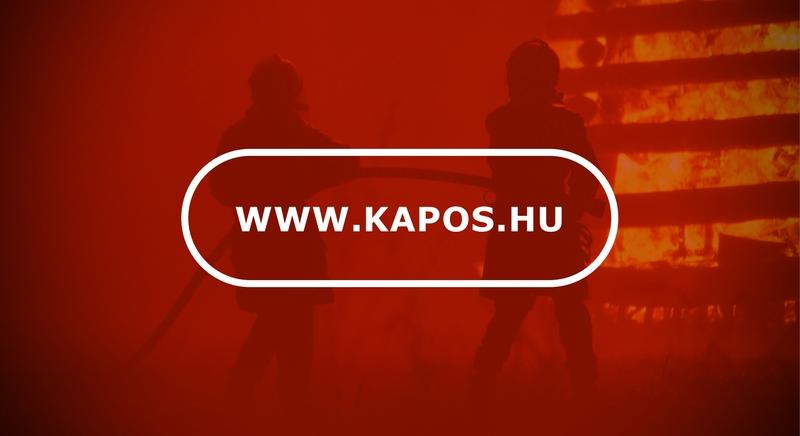 Ég a nádas Fonyód és Buzsák között