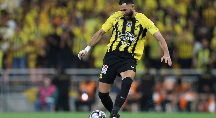 Saudi Pro League: Karim Benzema vezérletével hátrányból fordítva nyert az Al-Ittihad – videóval