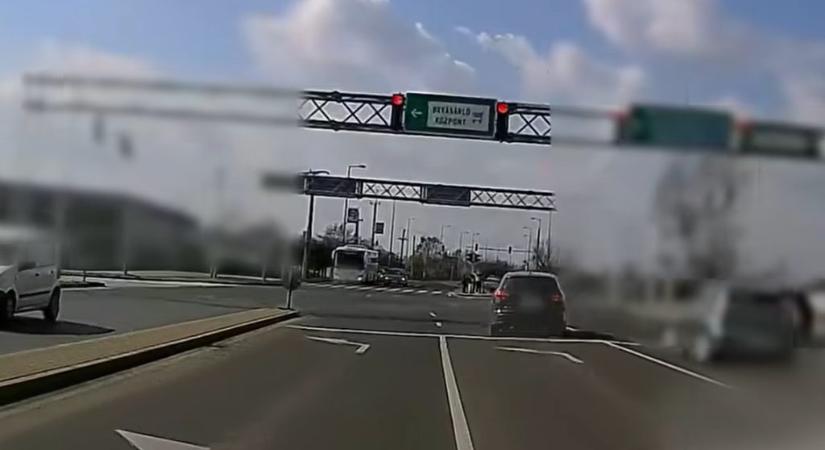 Videón a győri autós üldözés