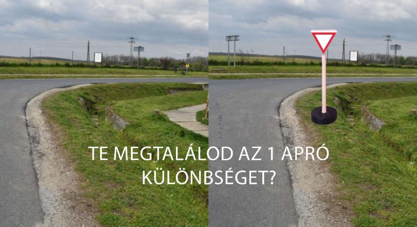 Nyomozzuk ki együtt, ki lopta el az elsőbbségadás kötelező táblát!