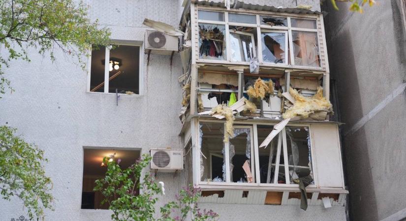 Bombatámadás érte Zaporizzsját (videó)