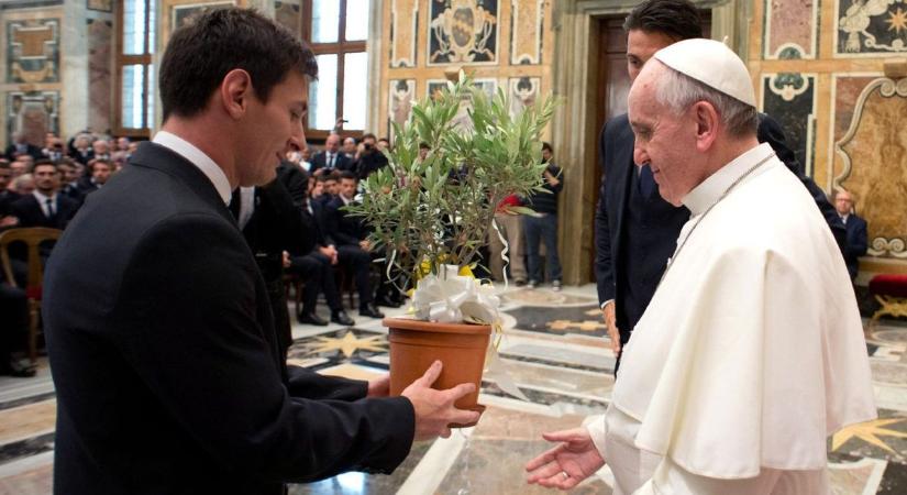 Lionel Messi megható búcsúja Ferenc pápától