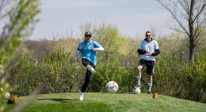 Egyetemek footgolfkupája zajlott a Hungarikum Ligetben
