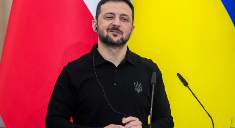 Zelenszkij nemet mondott a béketervekre