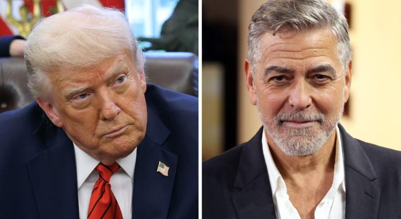 George Clooney reagált Donald Trump neki címzett beszólásaira