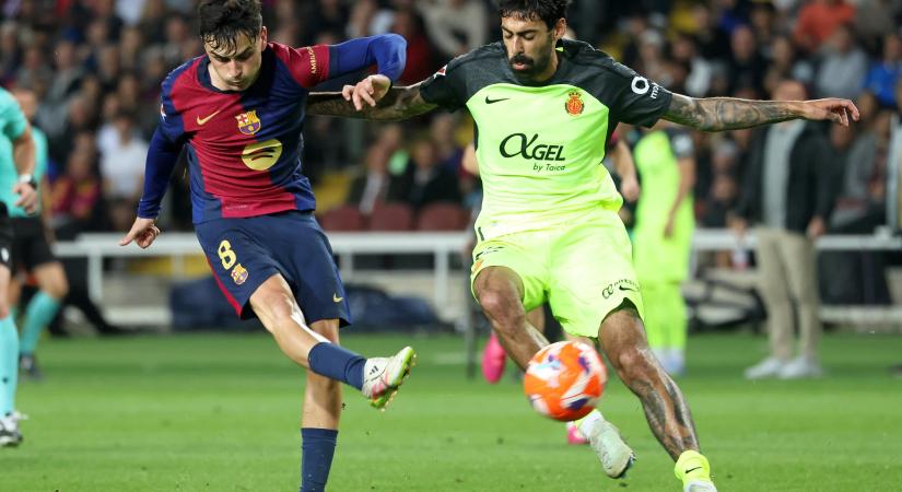 Ligarekordot jelentő negyven (!) lövést eresztett meg a Barcelona a Mallorca kapujára
