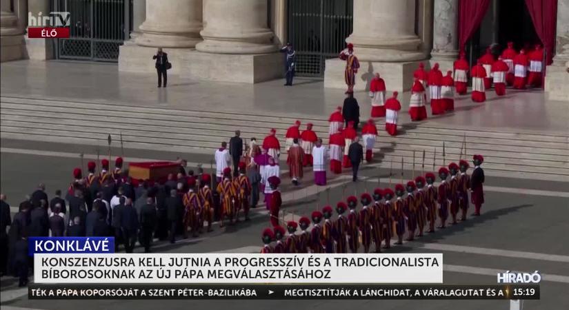 Konszenzusra kell jutnia a progresszív és tradicionalista bíborosoknak az új pápa megválasztásához  videó