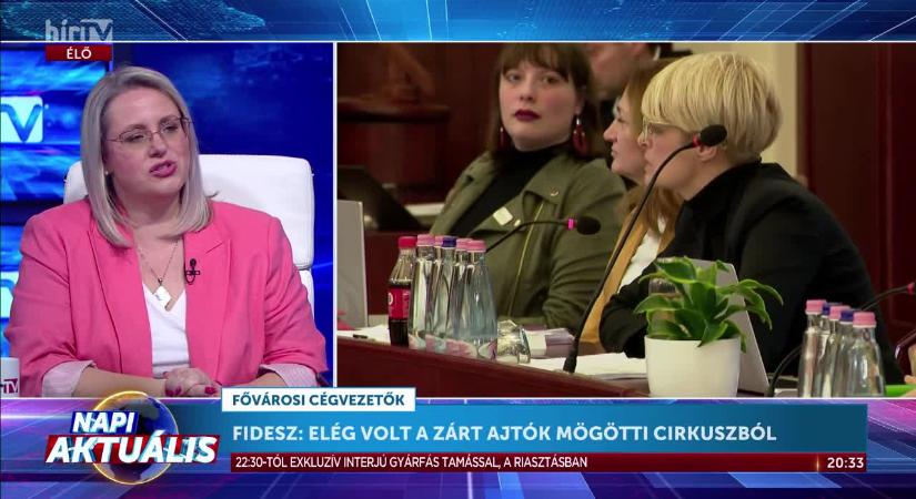 Napi aktuális - Szepesfalvy Anna: Ma ismét besült a tiszás mutyis bizottság  videó