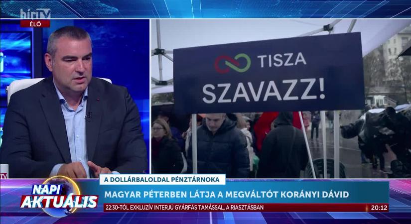 Napi aktuális - ifj. Lomnici Zoltán: Magyar Péterben látja a megváltót Korányi Dávid  videó